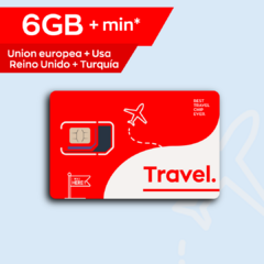6GB para Europa+Turquia+USA