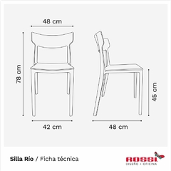 Pack x4 Sillas Rossi Rio - Geben Argentina