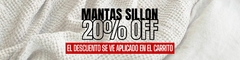 Banner de la categoría Mantas sillón 20% off