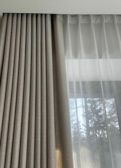 Cortinas cabezal 1 pellizco