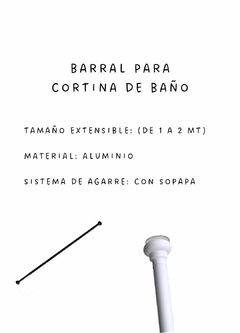 Barral de Baño Blanco en internet