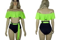 Sunquini Hot Pants Redutor de Medidas Alta Compressão Mooah Preto e Verde Flúor Comportado - loja online