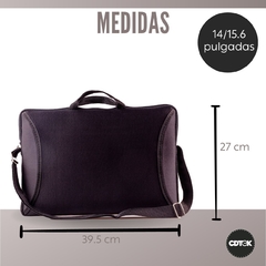 Maletin Notebook 14/15,6" Neoprene con Manija y Correa - CDTek