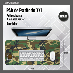 Desk Pad Camuflado (84 x 38 cm)