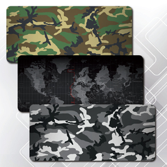 Desk Pad Camuflado Gris (84 x 38 cm) - CDTek