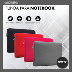 FUNDA Notebook Neoprene Negra - comprar online