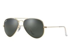 RAY-BAN RB3025L L0205 AVIADOR - DOURADO/VERDE