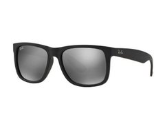 RAY-BAN RB4165 622/6G 54-16 JUSTIN PRETO E PRATEADO