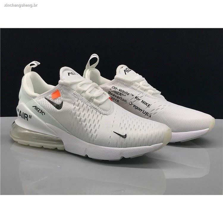 TÊNIS NIKE AIR MAX 270 BRANCO OFF WHITE EDIÇÃO LIMITADA