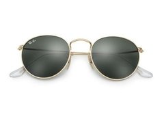 RAY-BAN RB3447L 001 ROUND METAL - DOURADO / VERDE - comprar online