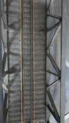 D1184 - Ponte Treliça Metalica - Marca Atlas - c/ Trilho - Produto usado, vendido no estado - loja online