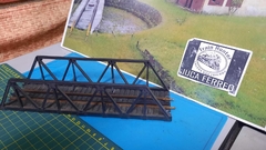 D1184 - Ponte Treliça Metalica - Marca Atlas - c/ Trilho - Produto usado, vendido no estado na internet