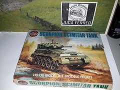 L1162 - CAIXA VAZIA AIRFIX TANQUE MILITAR SCORPION - HO - PRODUTO USADO - com avaria