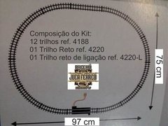 D1190 - Lote 14 Trilhos Para Circuito Oval Frateschi - Produto novo - comprar online