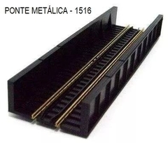 D1189 - Ponte ( pontilhao ) Metalico empoeirado - Ref. 1516 c/ Trilho - Produto usado, vendido no estado - comprar online