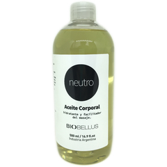 Aceite para Masajes Neutro Sin Fragancia - Biobellus 500ml - comprar online