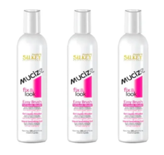 3 Geles Alisadores Easy Brush Mucize Fix & Look - Silkey 200ml