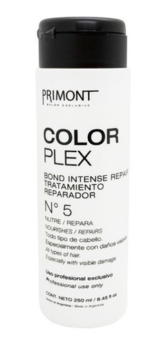 Tratamiento Reparador Color Plex N°5 x 250ml -Primont