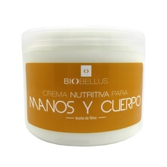 Crema para Manos Y Cuerpo con Aceite Oliva - Biobellus 500grs