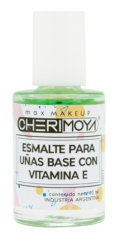 Esmalte Base con Vitamina E 10ml- Cherimoya - comprar online