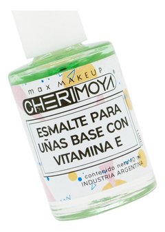 Esmalte Base con Vitamina E 10ml- Cherimoya - tienda online