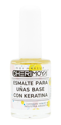 Esmalte de Uñas Base con Keratina 10ml- Cherimoya