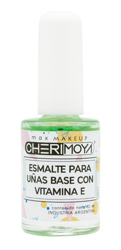 Esmalte Base con Vitamina E 10ml- Cherimoya