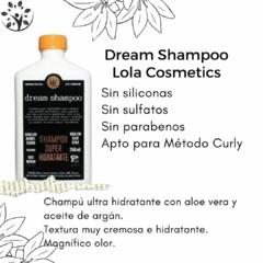 Shampoo Hidratante Dream Cream 250gr- Lola Cosmetics - comprar online