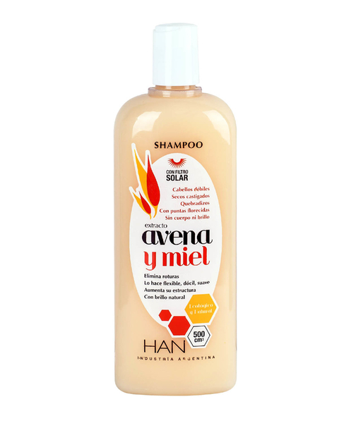 Shampoo con Avena y Miel - Han 500ml