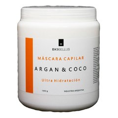 Máscara Capilar Nutrición Argán y Coco - Biobellus 1000grs
