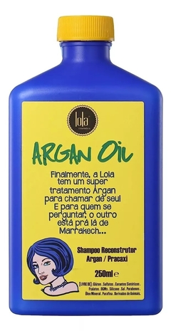 Shampoo Reconstructora Argan Oil 250gr- Lola Cosmetics