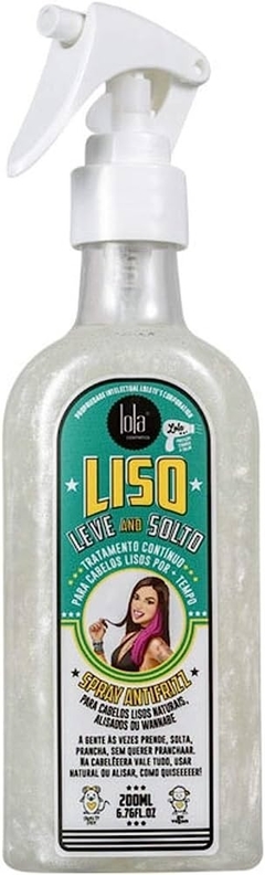 Spray Anti Frizz Liso Leve e Solto 200gr- Lola Cosmetics