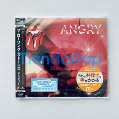 Cd Single The Rolling Stones Angry Japon - Edicion Especial Limitada Cd Single 2023 con Obi Strip & Folleto Letras - 1 Tema