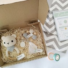 Caja de regalo completa "Bienvenido Bebé"