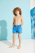 TRAJE DE BAÑO LISO 714 KIDS AZUL