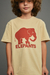 REMERA ELEPANTS KIDS CAMEL