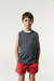 MUSCULOSA SQUARE KIDS GRIS TOPO