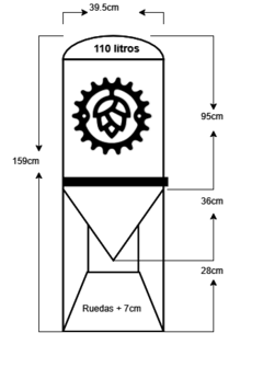 Fermentador Cónico Plástico - tienda online