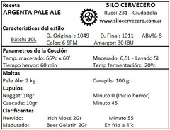 Argenta Pale Ale - comprar online