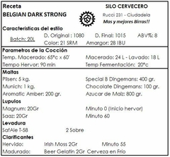 Belgian Dark Strong Ale - comprar online
