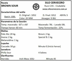 Brown Sour - Silo Cervecero | Insumos Cerveceros | Cerveza Artesanal