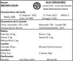 Brown Sour - Silo Cervecero | Insumos Cerveceros | Cerveza Artesanal