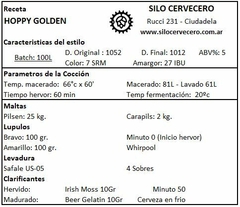 Hoppy Golden - Silo Cervecero | Insumos Cerveceros | Cerveza Artesanal