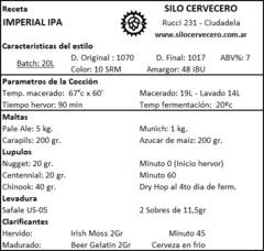 Imperial IPA - comprar online