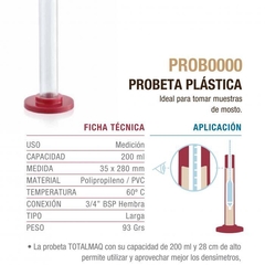 Probeta - tienda online