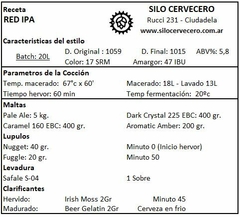 Red Ipa - Silo Cervecero | Insumos Cerveceros | Cerveza Artesanal
