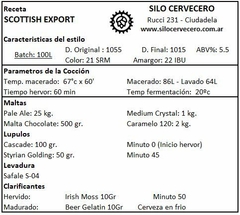 Scottish Export - Silo Cervecero | Insumos Cerveceros | Cerveza Artesanal