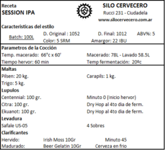 Session IPA - Silo Cervecero | Insumos Cerveceros | Cerveza Artesanal
