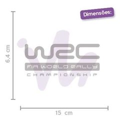 Adesivo Wrc Rally Fia Championship na internet