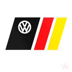Adesivo Bandeira da Alemanha Vw Volkswagen s